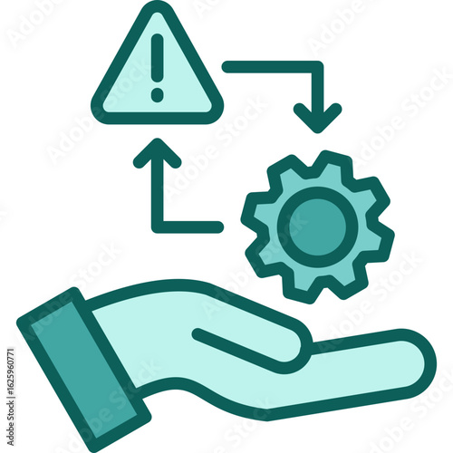 Crisis Handling solid icon