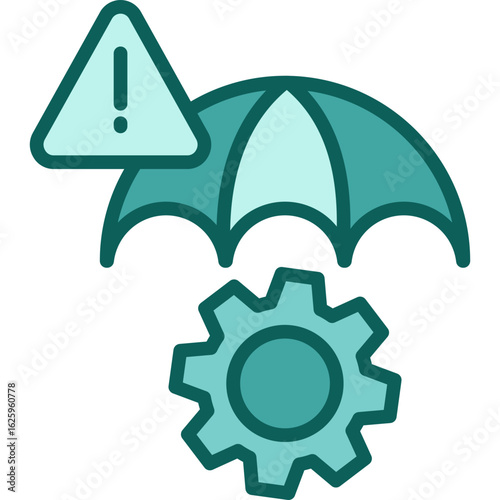 Risk Mitigation solid icon
