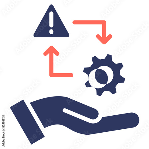 Crisis Handling glyph color icon