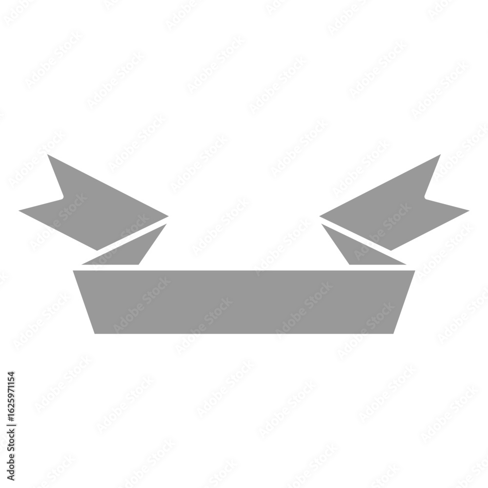 Naklejka premium Ribbon dingbat shadow_1