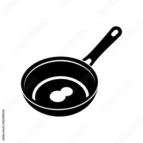 frying pan isolated on white