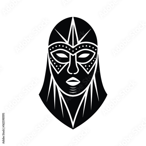 Data mask used in tribal courtship design