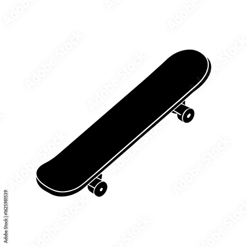 skateboard isolated on white background