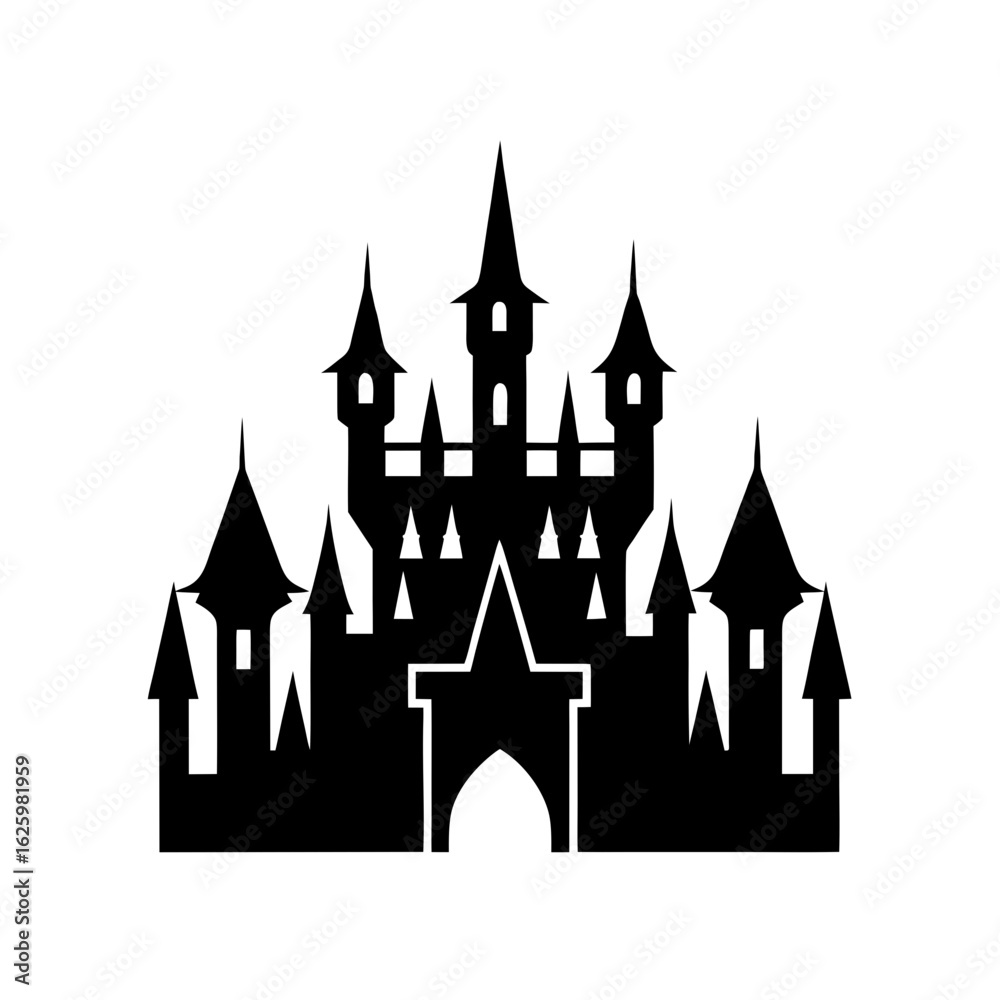 Obraz premium castle vector illustration