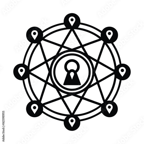 Sigils as Encryption Keys for Multidimensional Portals