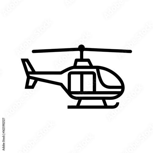 helicopter vector illustration