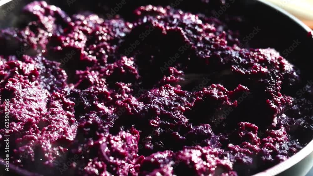 Black carrot halwa a sweet dish in india or kaale gajar ka halwa