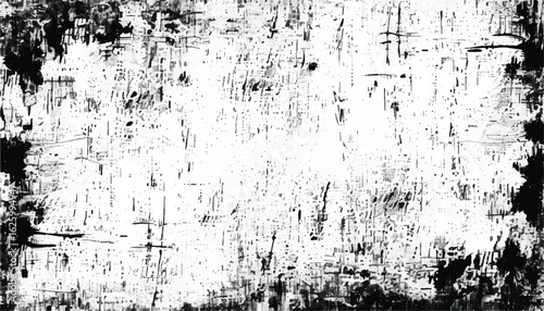 Foto Abstract black and white grunge texture with scratched surface