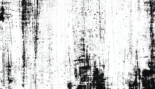 Abstract grunge black and white distressed texture background. Grunge overlay background. Monochrome Texture.