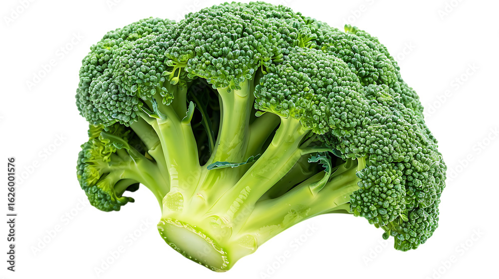 Fresh broccoli isolated on transparent background, a healthy and nutritious food Fresh broccoli isolated on transparent background, a healthy and nutritious food