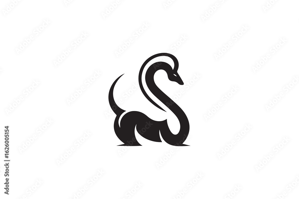 Fototapeta premium Set of animal logo vector illustration silhouette