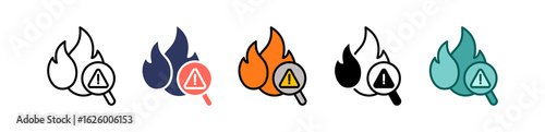 Risk Identification multiple icon