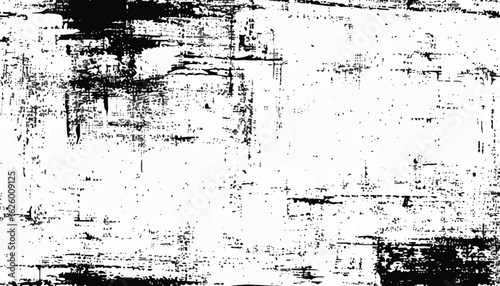 Abstract grunge black and white distressed texture background. Grunge overlay background. Monochrome Texture.