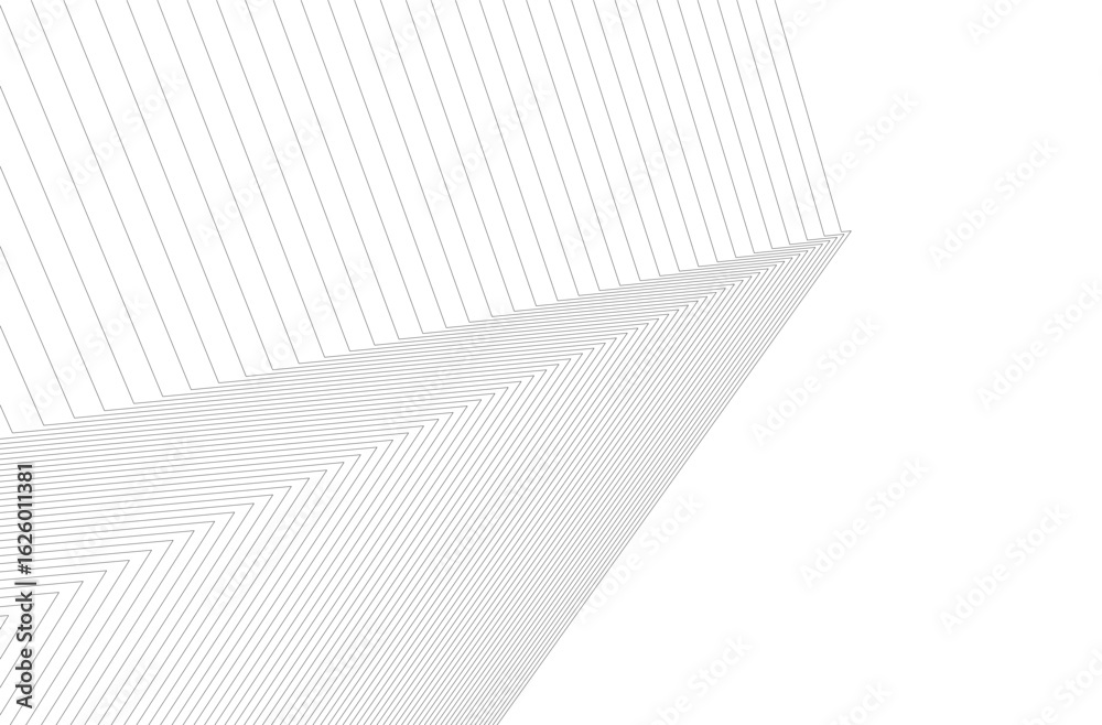 Naklejka premium Abstract lines background 3d rendering