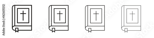Bible icon sign symbol and flat style for app, web and digital design.