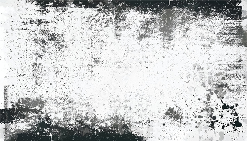 Abstract grunge black and white distressed texture background. Grunge overlay background. Monochrome Texture.