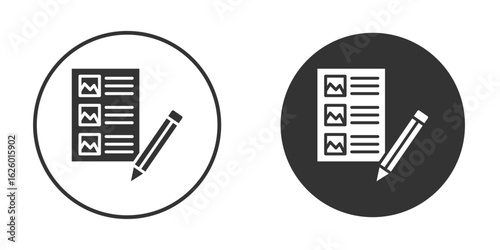 Storyboard icon flat. Illustration isolated vector sign symbol