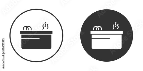 Jacuzzi icon flat. Illustration isolated vector sign symbol