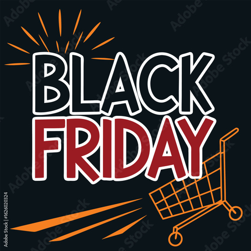 black friday e-commerce banner or poster design