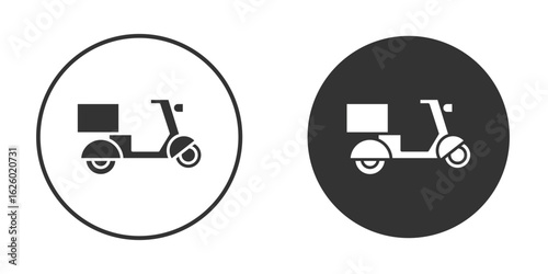 Food delivery icon sign symbol and flat style for app, web and digital design.