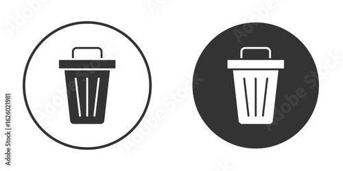 Delete icon flat. Illustration isolated vector sign symbol