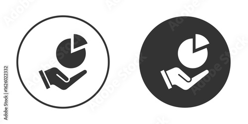 Contribution icon flat. Illustration isolated vector sign symbol