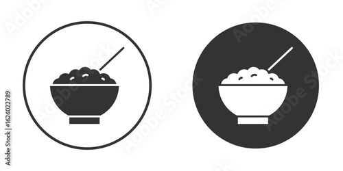 Cereal icon flat. Illustration isolated vector sign symbol