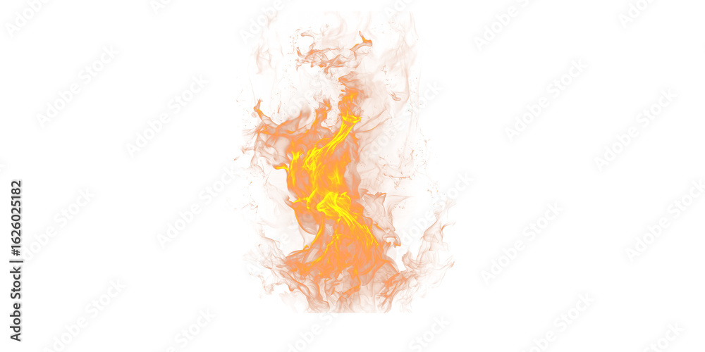 Fototapeten Feuer & Flamme Feuer & Flamme - A vivid display of burning flames set against a stark black background, showcasing intense heat and light #1626025182