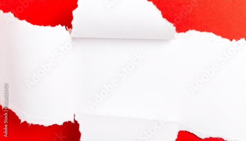 Wallpaper Mural red torn paper Torontodigital.ca