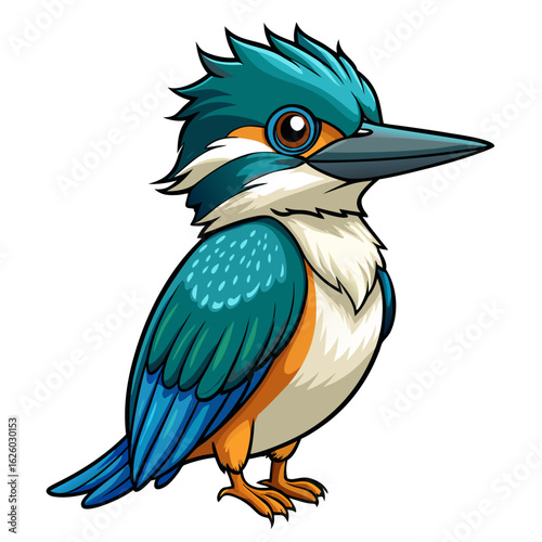 blue bird with a beak