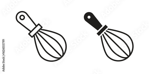 Whisk icon sign symbol and flat style for app, web and digital design.