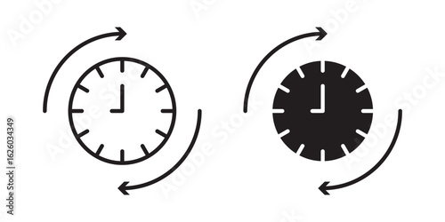 Uptime and downtime icon