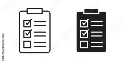 Survey icon sign symbol and flat style for app, web and digital design.