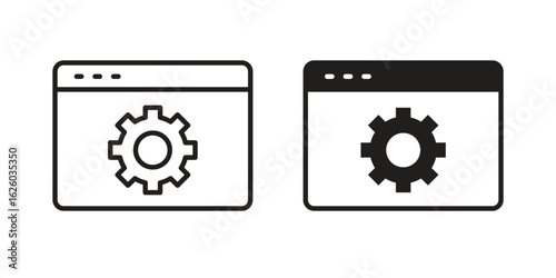 Software icon sign symbol and flat style for app, web and digital design.