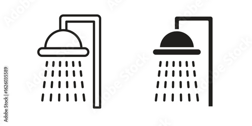 Shower Head icon sign symbol and flat style for app, web and digital design.