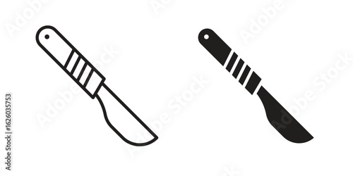 Scalpel icon sign symbol and flat style for app, web and digital design.