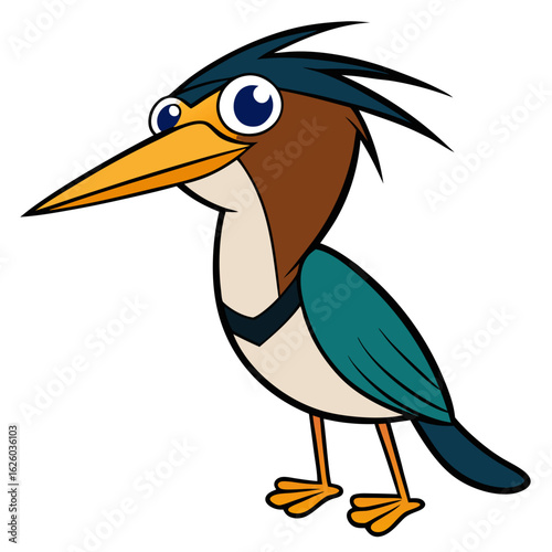 cartoon bird with a beak