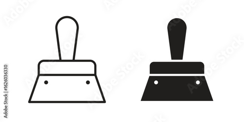 Putty knife icon sign symbol and flat style for app, web and digital design.