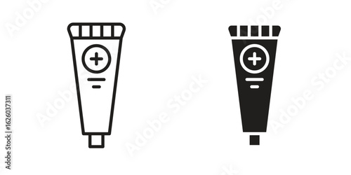 Ointment icon sign symbol and flat style for app, web and digital design.