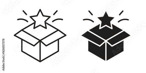 New product icon sign symbol and flat style for app, web and digital design.