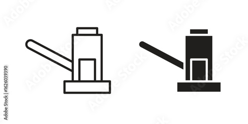 Floor sanding machine icon sign symbol and flat style for app, web and digital design.
