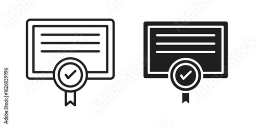 Diploma icon sign symbol and flat style for app, web and digital design.