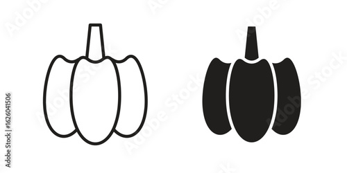 Capsicum icon sign symbol and flat style for app, web and digital design.
