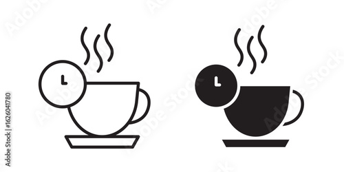 Break icon sign symbol and flat style for app, web and digital design.
