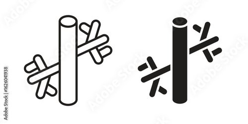 Blood vessel icon sign symbol and flat style for app, web and digital design.