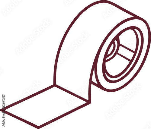 masking tape vector icon