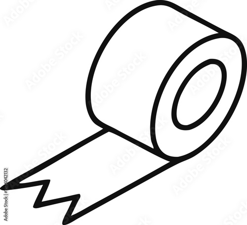 masking tape vector icon