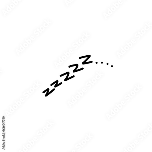 Zzz sleeping doodle 