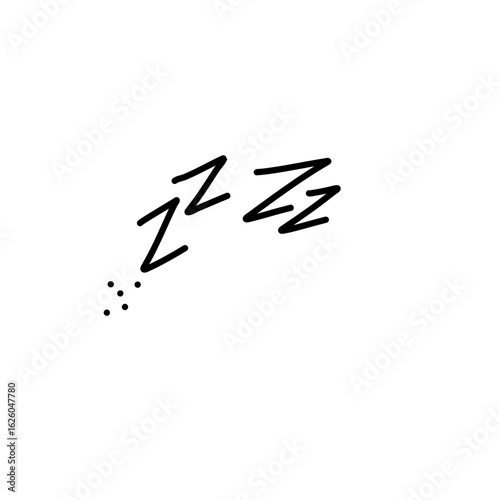 Zzz sleeping doodle 