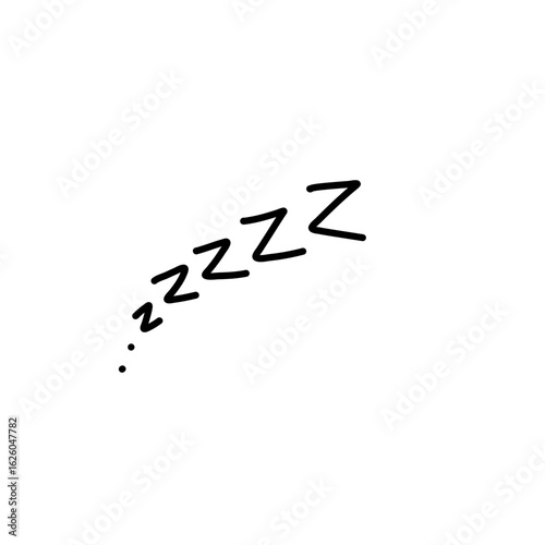 Zzz sleeping doodle 
